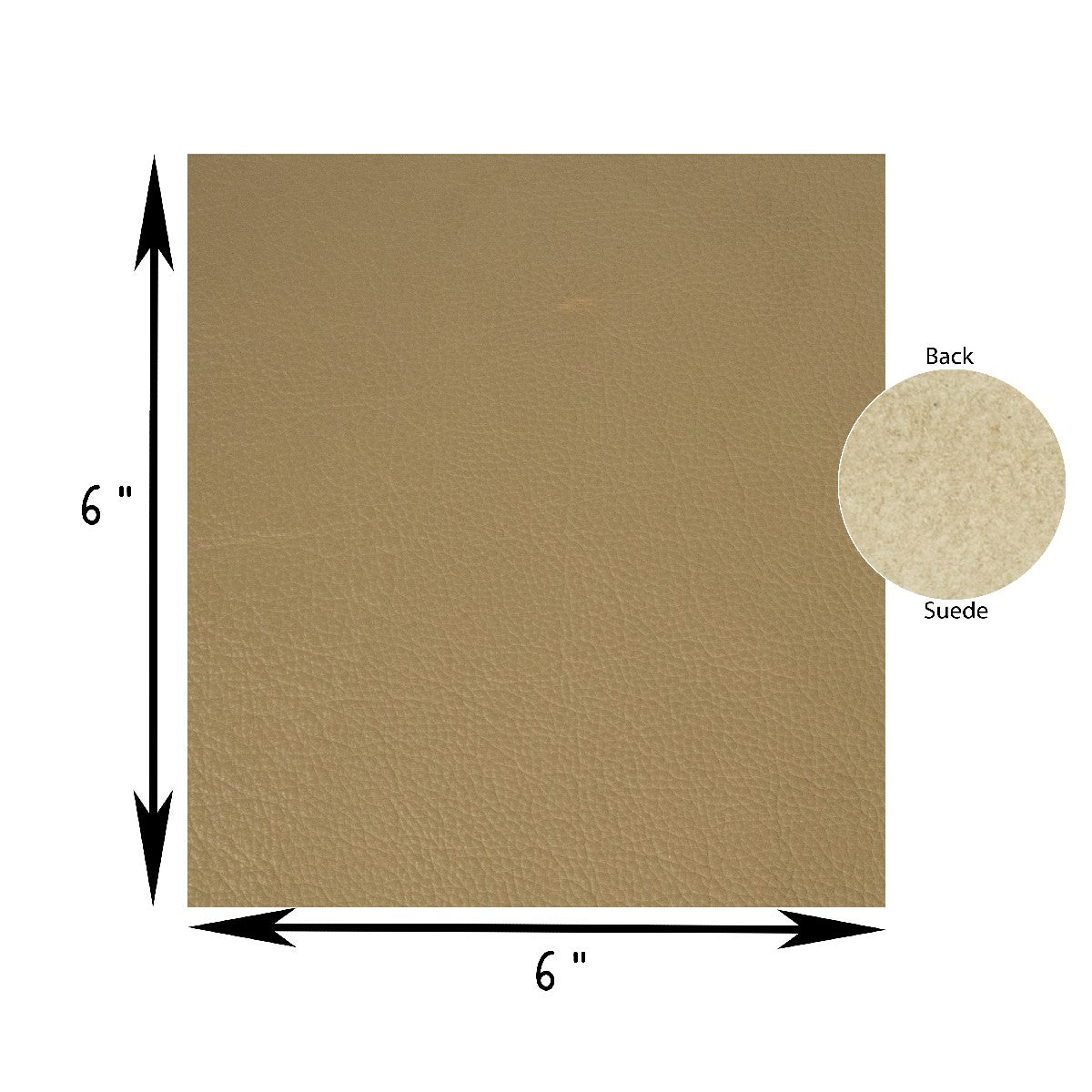Genuine Leather Tooling and Crafting Sheets | Heavy Duty Full Grain Cowhide (2mm) | Flotter Taupe - FabricLA.com
