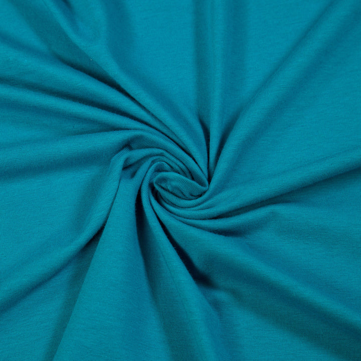 10oz Cotton Spandex Jersey Fabric | Jade | Shop FabricLA.com