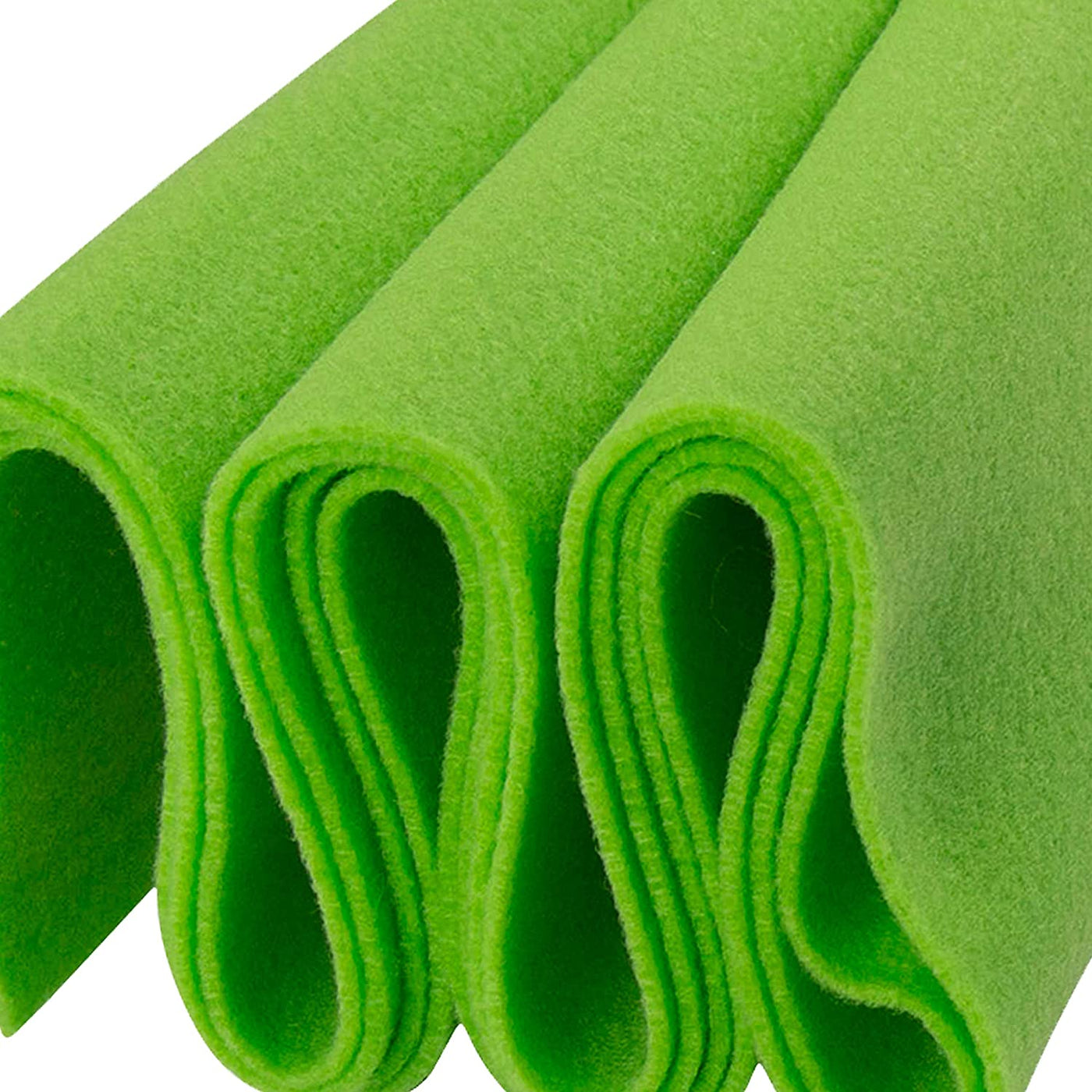 FabricLA | Acrylic Felt Craft Fabric by the Yard | 72" Inch Wide | 1.6mm Thick | Sewing, Cushion, Padding, and DIY, Arts & Crafts | Lime | FabricLA.com