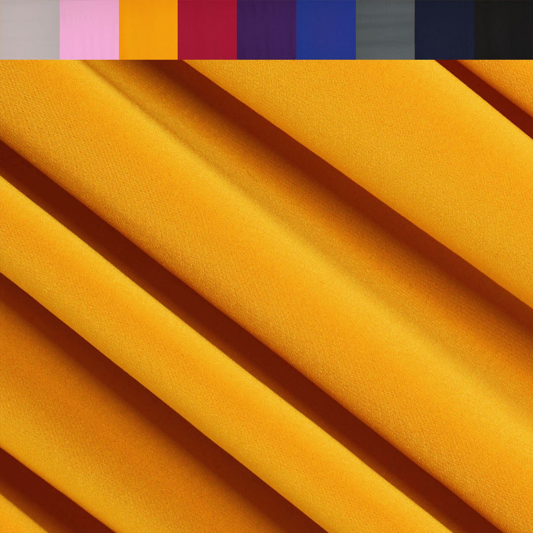 ITY Polyester Spandex Fabric | Mustard | Shop FabricLA.com