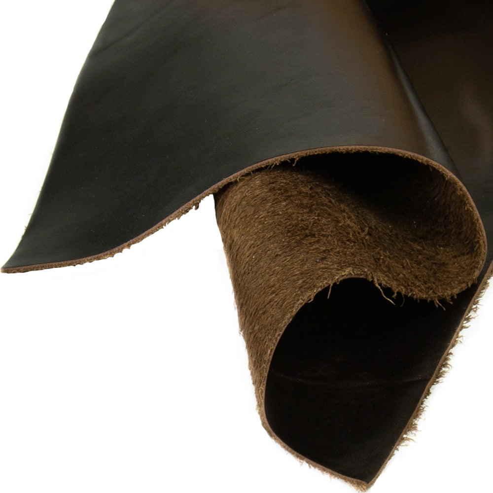 Genuine Leather Tooling and Crafting Sheets | Heavy Duty Full Grain Cowhide (1.1-1.3mm) | Navaro Brown - FabricLA.com