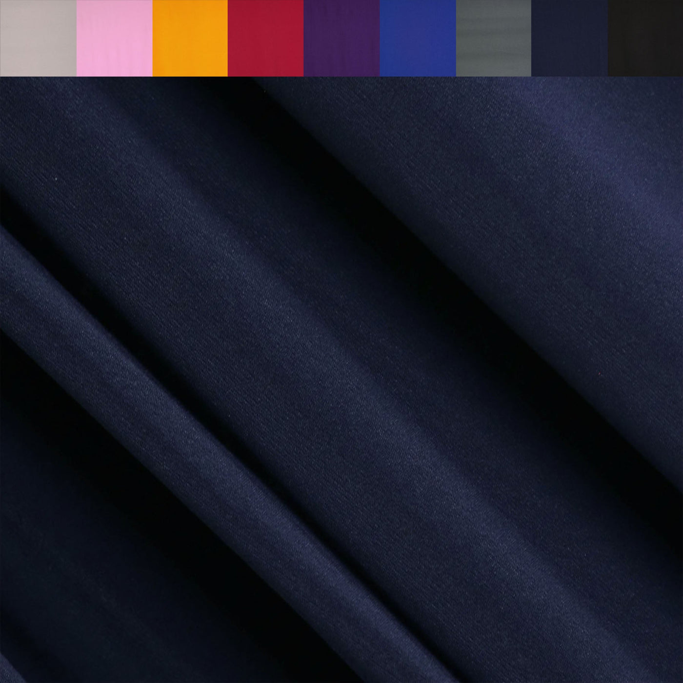 ITY Polyester Spandex Fabric | Navy | Shop FabricLA.com