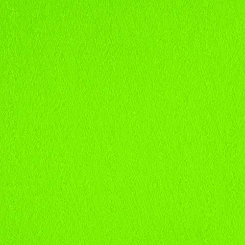 FabricLA | Acrylic Felt Craft Fabric by the Yard | 72" Inch Wide | 1.6mm Thick | Sewing, Cushion, Padding, and DIY, Arts & Crafts | Neon Green | FabricLA.com