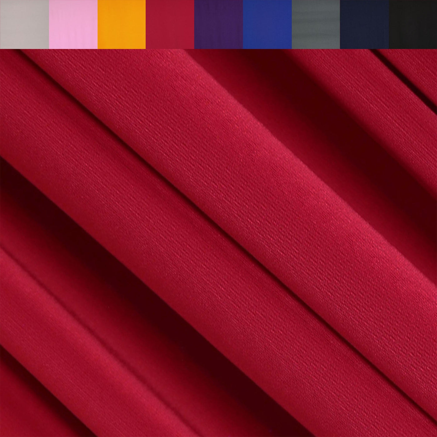 ITY Polyester Spandex Fabric | Red | Shop FabricLA.com