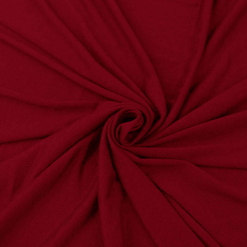 10oz Cotton Spandex Jersey Fabric | Red | Shop FabricLA.com