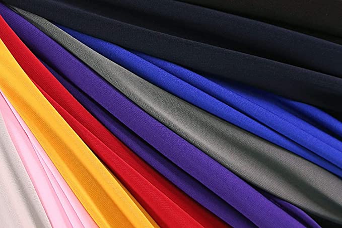 ITY Polyester Spandex Fabric | Silver - FabricLA.com