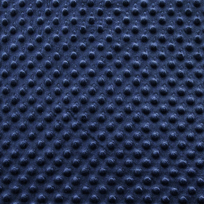 Minky Dimple Dot Fabric - Navy - FabricLA.com
