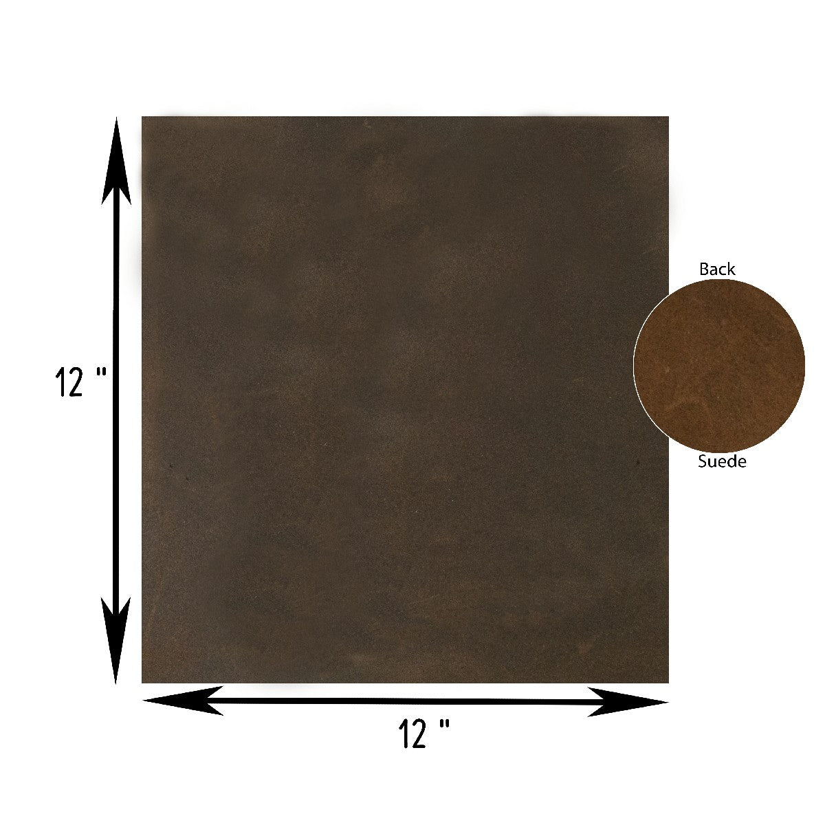 Genuine Leather Tooling and Crafting Sheets | Heavy Duty Full Grain Cowhide (2.4-2.6mm) | Splitting Crazy Brown - FabricLA.com