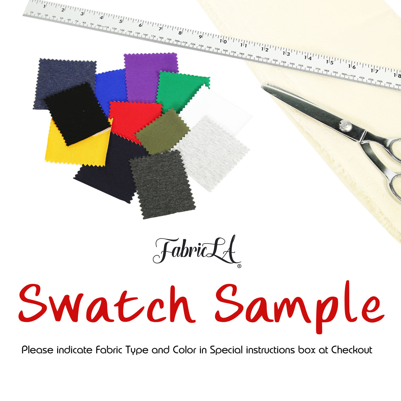 Fabric Swatch Sample - FabricLA.com