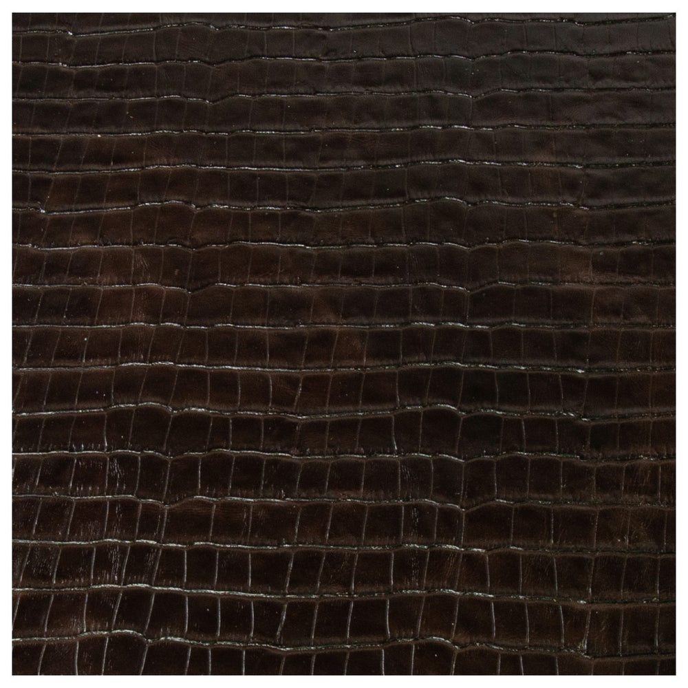Genuine Leather Tooling and Crafting Sheets | Heavy Duty Full Grain Cowhide (1.2-1.4mm) | Tampa Dk. Brown - FabricLA.com