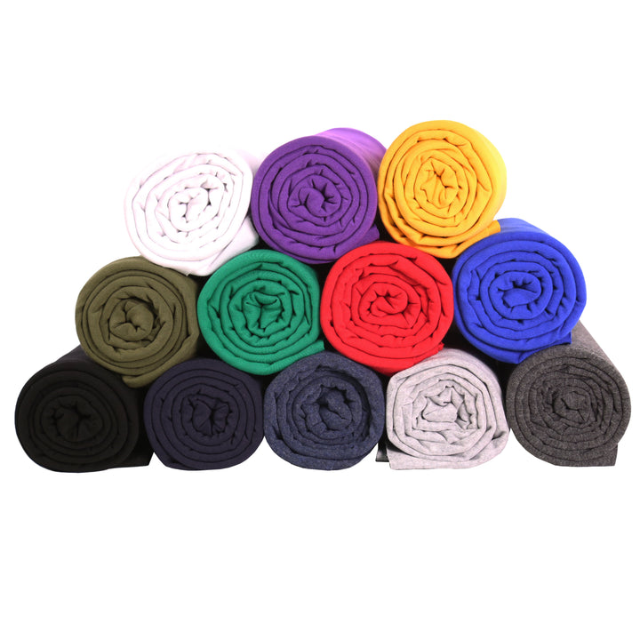 Turkish Cotton Lycra Spandex Jersey Knit Fabric by the Yard 190gsm - FabricLA.com