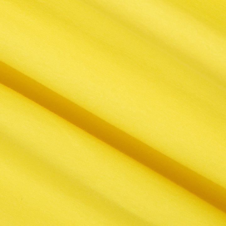 10oz Cotton Spandex Jersey Fabric | Yellow | Shop FabricLA.com