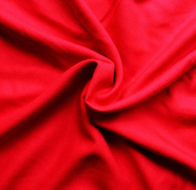 Brushed Polyester Microfiber Wipeout Fabric by the yard - RED - FabricLA.com