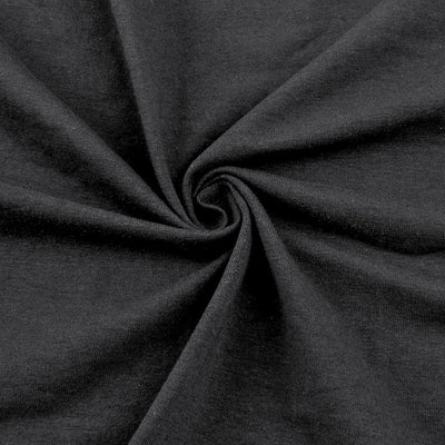 Cotton Lycra Spandex Knit Jersey by the yard -12 oz - Charcoal 2tone - FabricLA.com