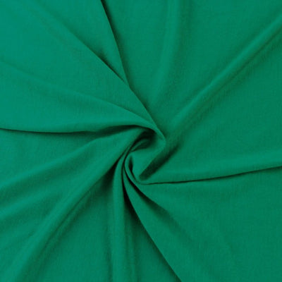 Cotton Lycra Spandex Knit Jersey by the yard -12 oz - Kelly Green - FabricLA.com