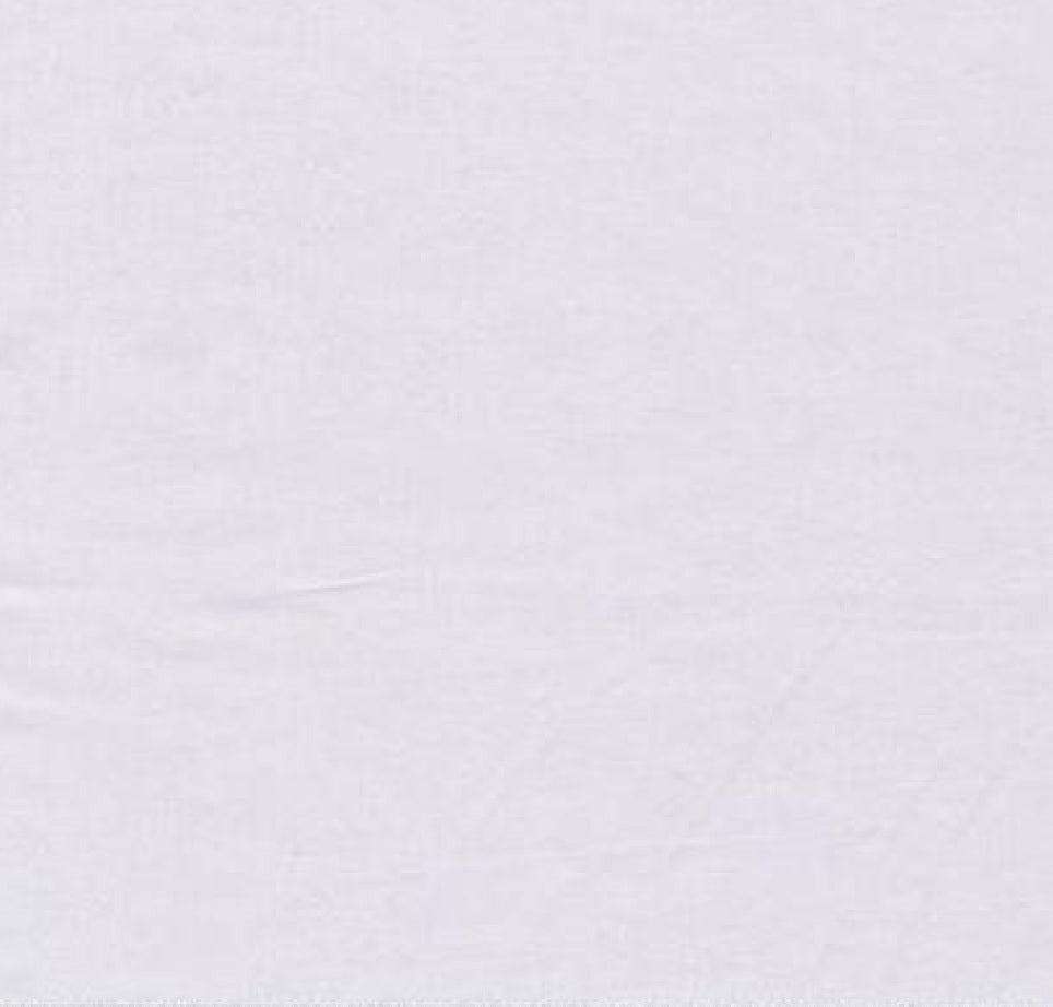 100% Cotton Sateen Fabric 57/58" Wide by the yard | White